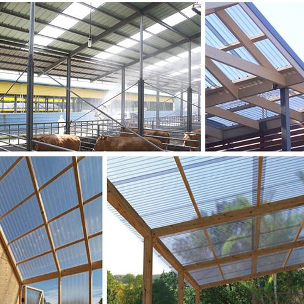 복층렉산 골판 폴리카보네이트 아크릴 지붕 지붕재 PC 랙산 판넬 3t 1000x1800