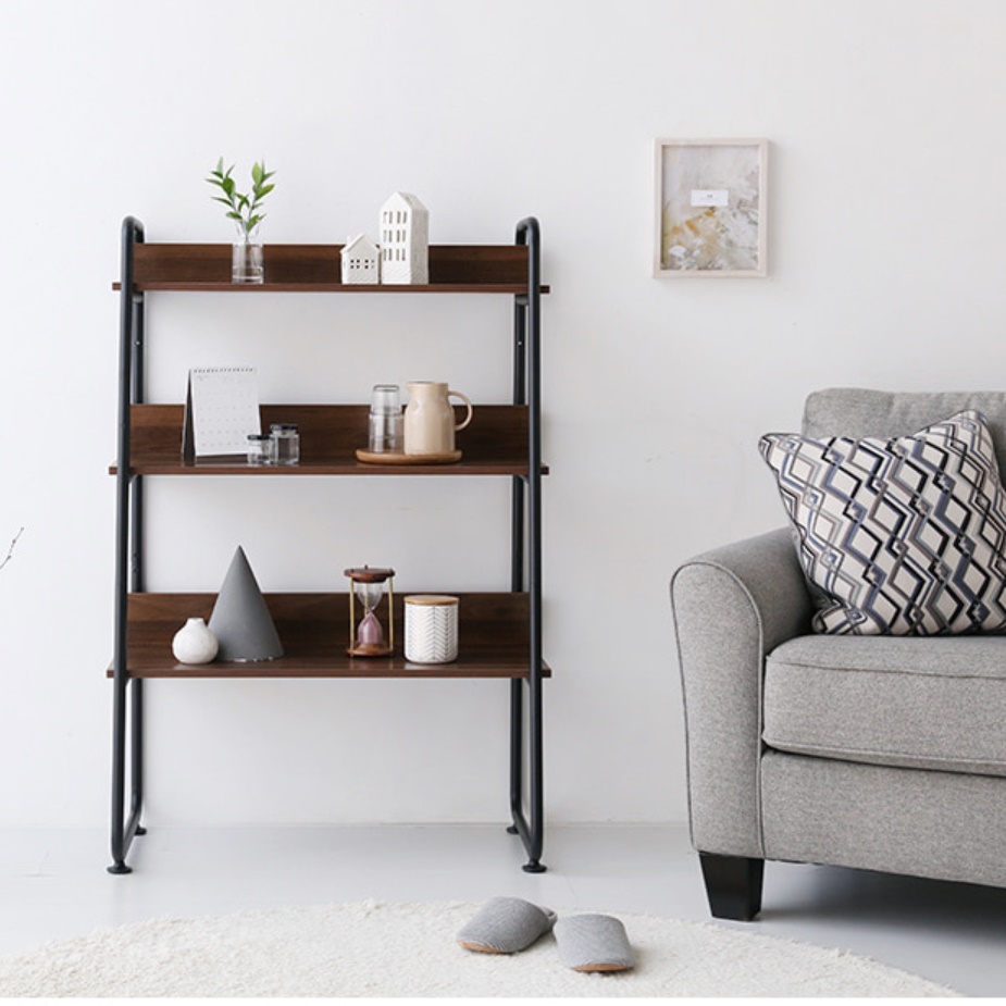 인테리어 장식장 엔틱장식장 상패 트로피 오크 빈티지 오픈 수석 철제 원목 도자기 진열장