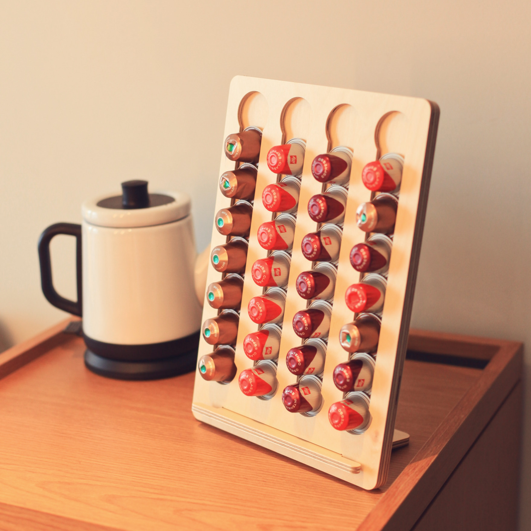 네스프레소 오리지널 버츄오 호환 스벅 일리 커피 캡슐 보관함 거치대 디스펜서 홀더