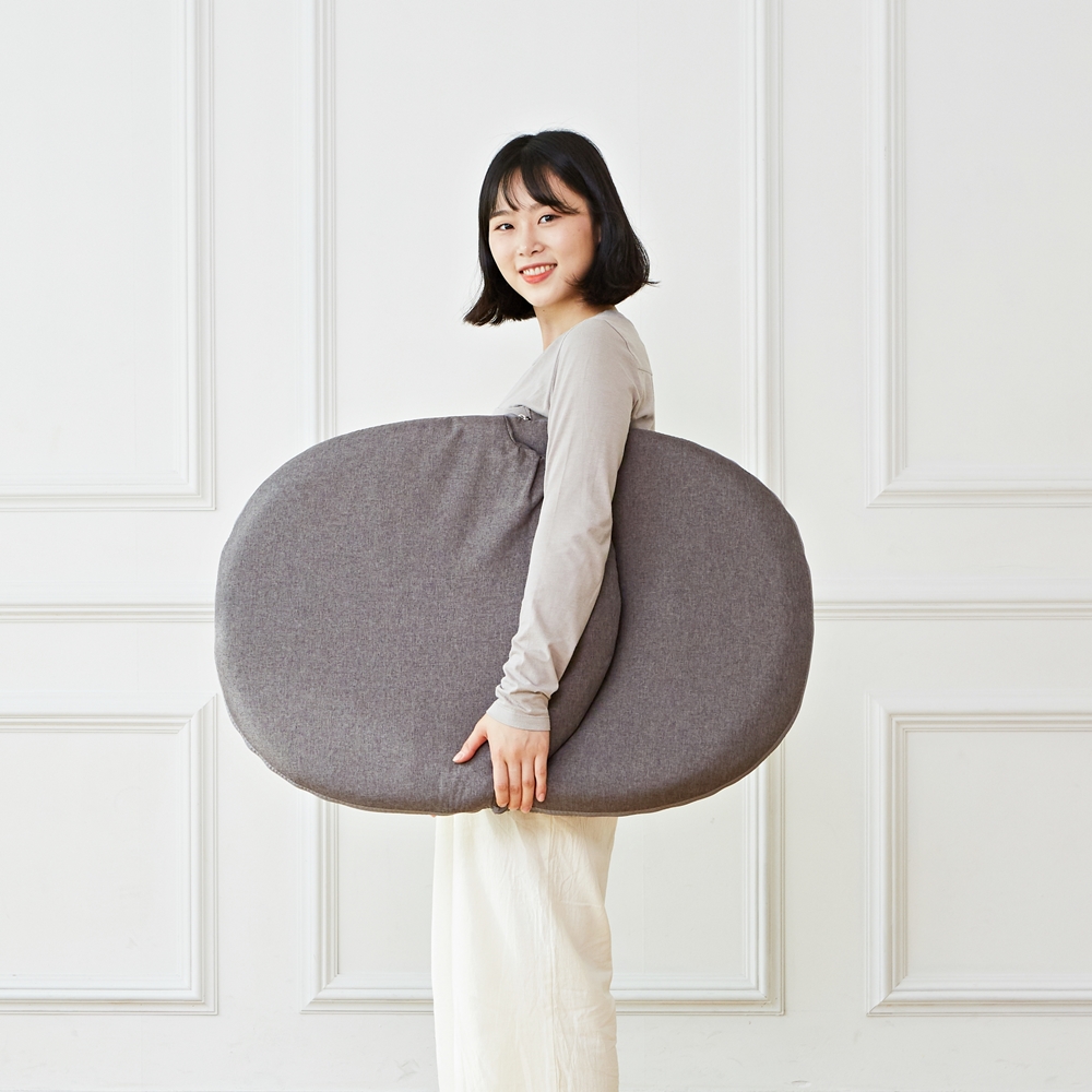 구름 접이식 좌식의자 등받이 허리 편한 앉은뱅이 의자 게이밍