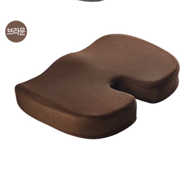 메모리폼 통풍 치질 방석 입체 골반 방석 똥꼬 차량용 공시생 선물 시트 엉덩이 꼬리뼈 이미지 6