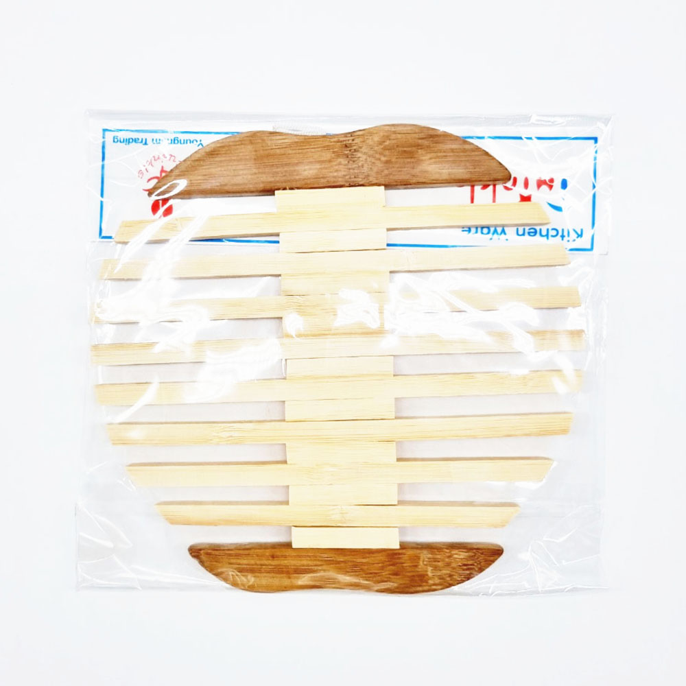 영남 대나무 냄비받침 사과 (7032) - 상품 이미지