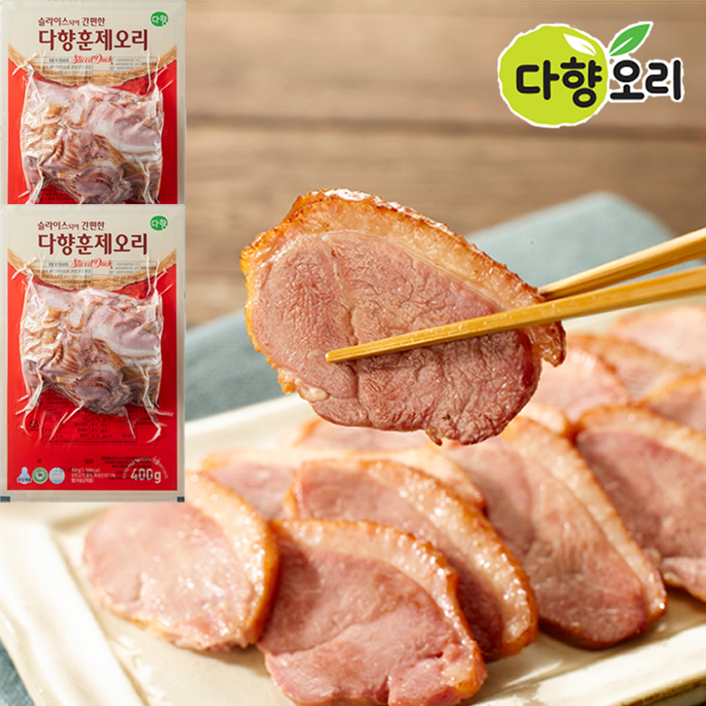 다향 오리 슬라이스 훈제 오리고기 400g 이미지 7