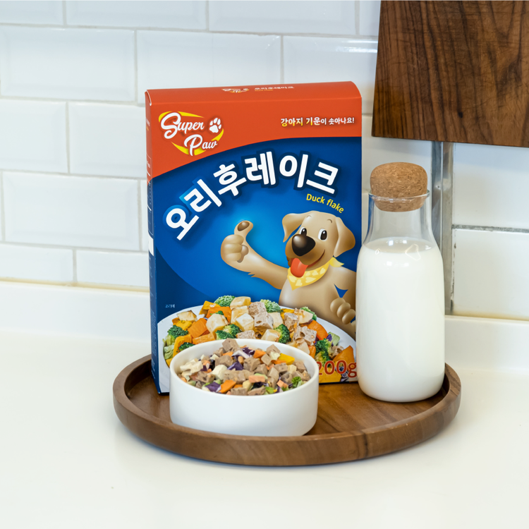 슈퍼포우 동결건조 사료 간식 강아지 시리얼 오리고기, 180g, 1개 - 상세 이미지 2