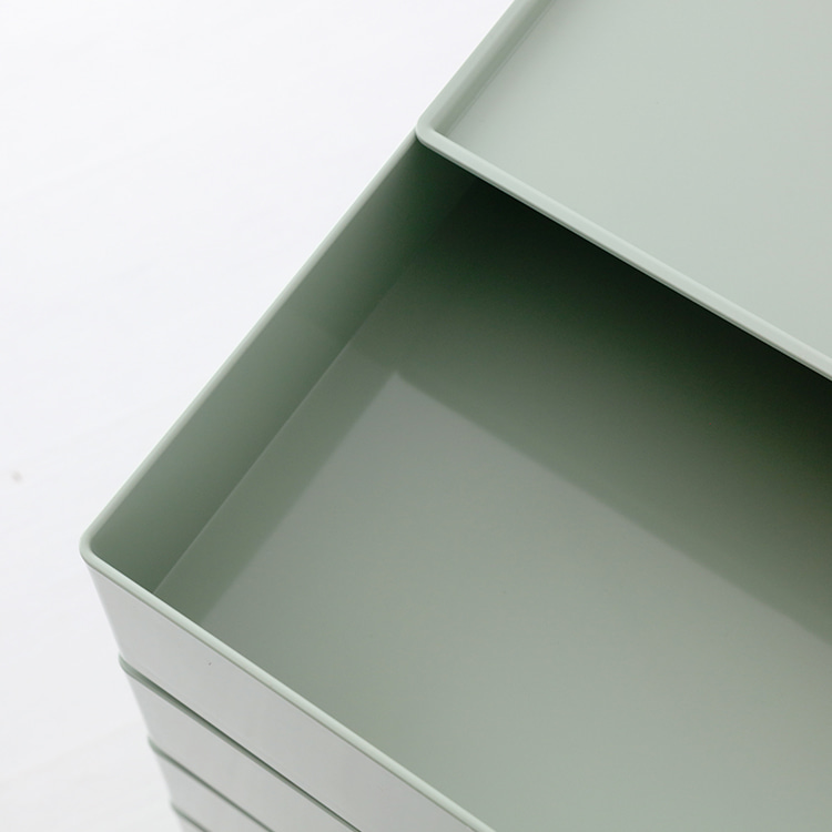 빙그리 회전서랍 트롤리 5단 그린 3325.9215