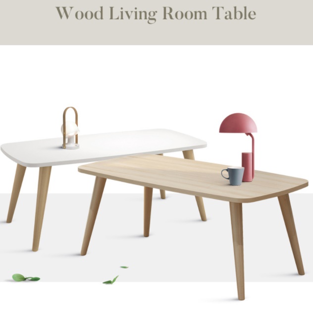 높은소파테이블 거실용탁자 통원목테이블 작은테이블 거실 좌탁 원룸 인테리어 낮은 화이트