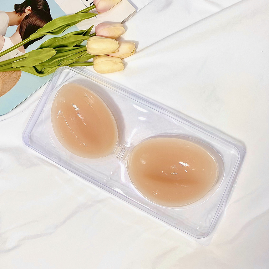 끈없는 왕뽕 볼륨업 실리콘 오프숄더 웨딩 비키니 누드브라 누브라 2cm 3cm A B C - 상품 이미지