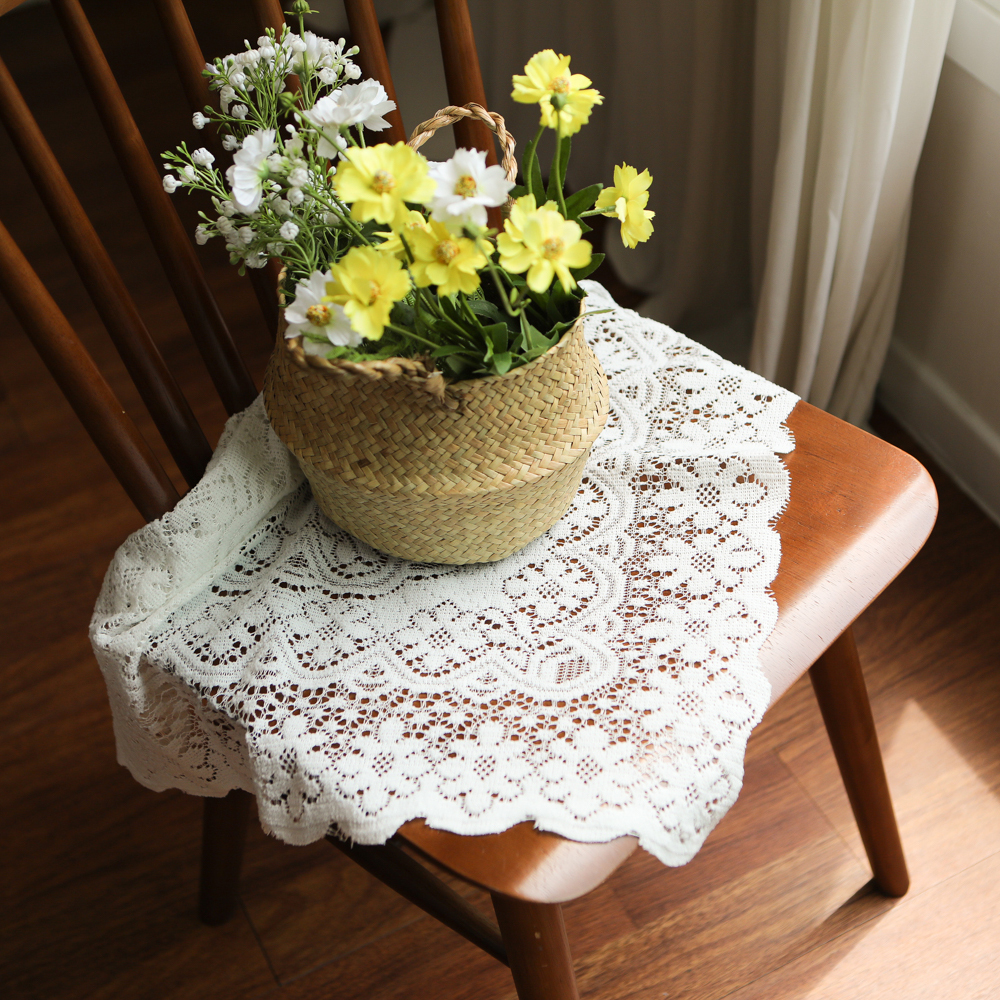 보니타 레이스 덮개 테이블보 협탁보 러너