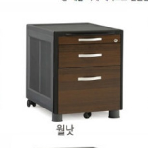 오크 소형 낮은 이동서랍장 바퀴 달린 서랍장 3단 속깊은 사무실 철제 시스템 400 플라스틱 - 상세 이미지 5