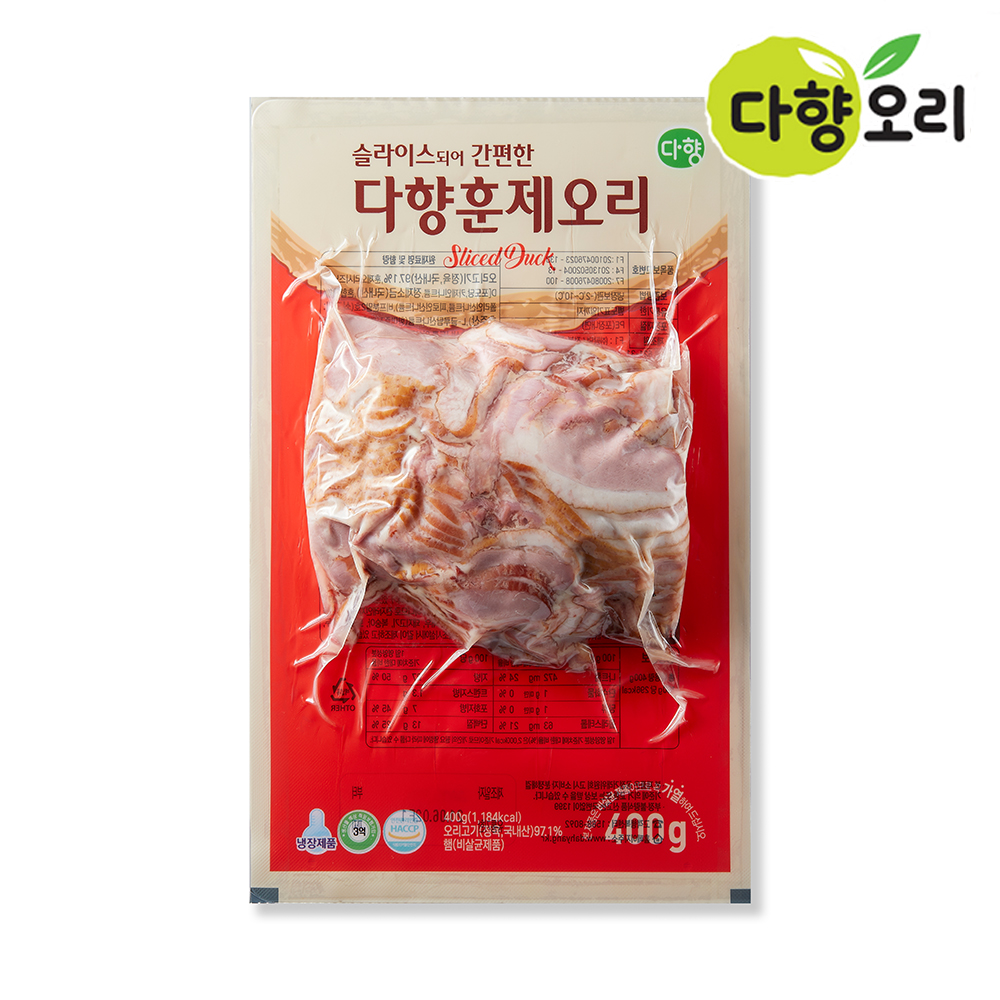 다향 오리 슬라이스 훈제 오리고기 400g - 상품 이미지