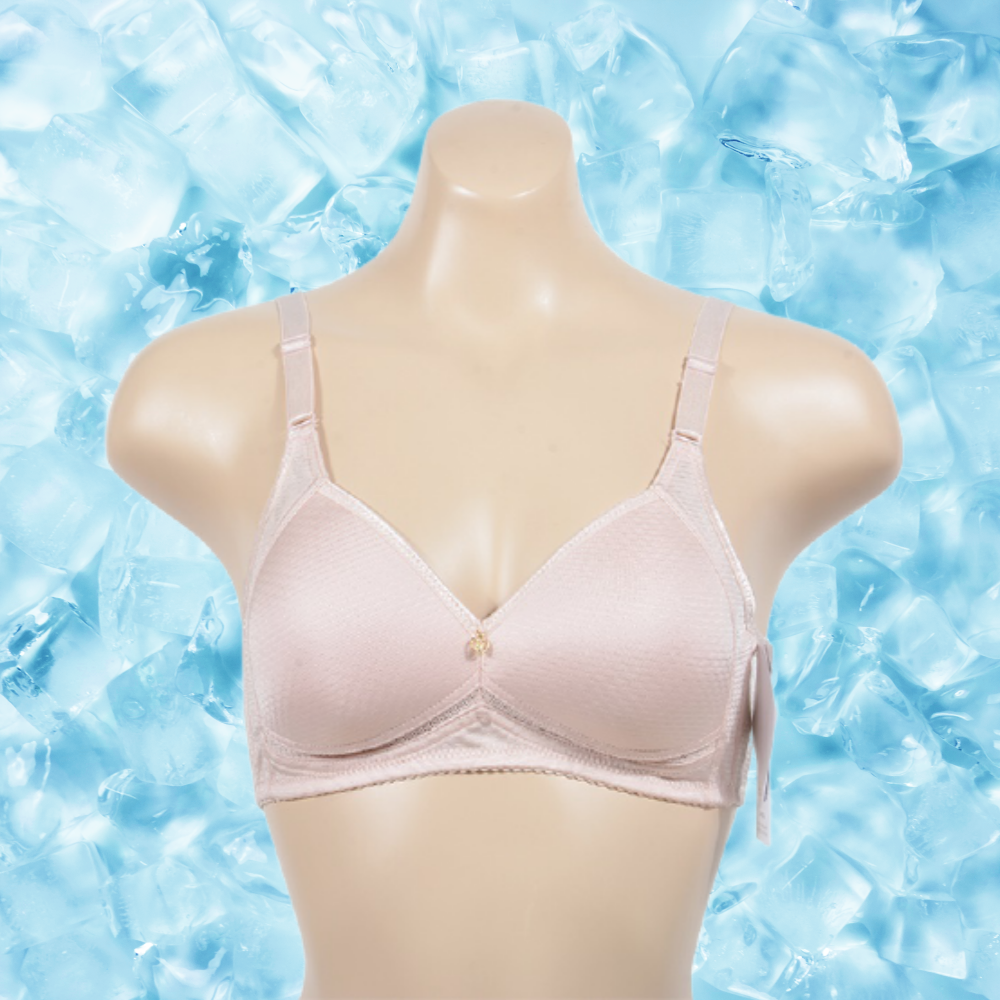 냉장고브라 국내생산 인견 80A컵 85A컵 90A 95A 시원한 스킨색 살색 여름용브라 - 메인 이미지