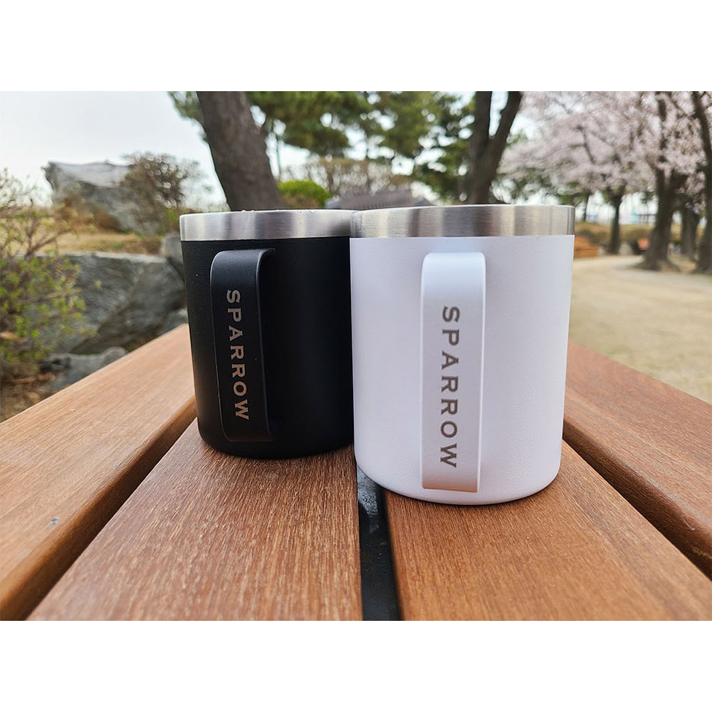 스패로우 도브 머그컵 350ml 이중스텐 보냉컵 캠핑컵 - 상세 이미지 3