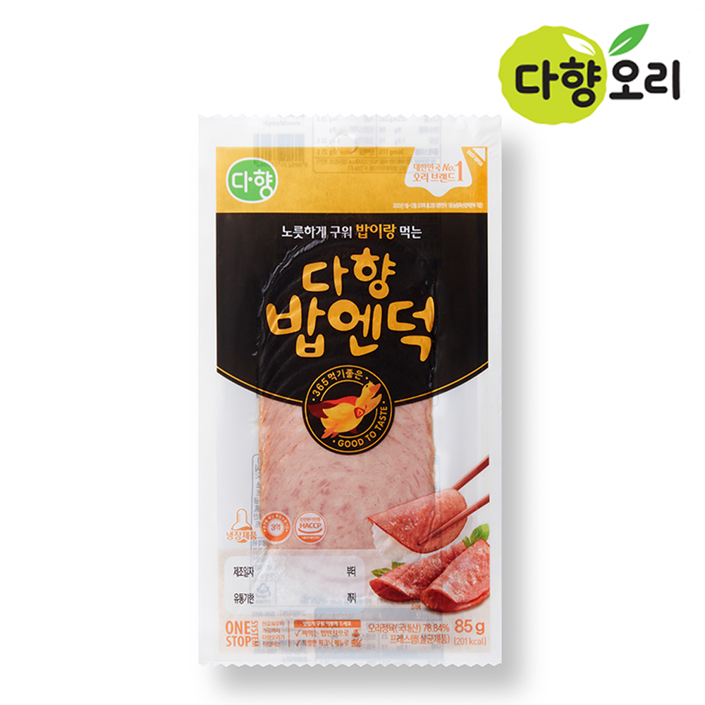 다향오리 훈제오리 슬라이스 다향 밥엔덕 85g - 상품 이미지
