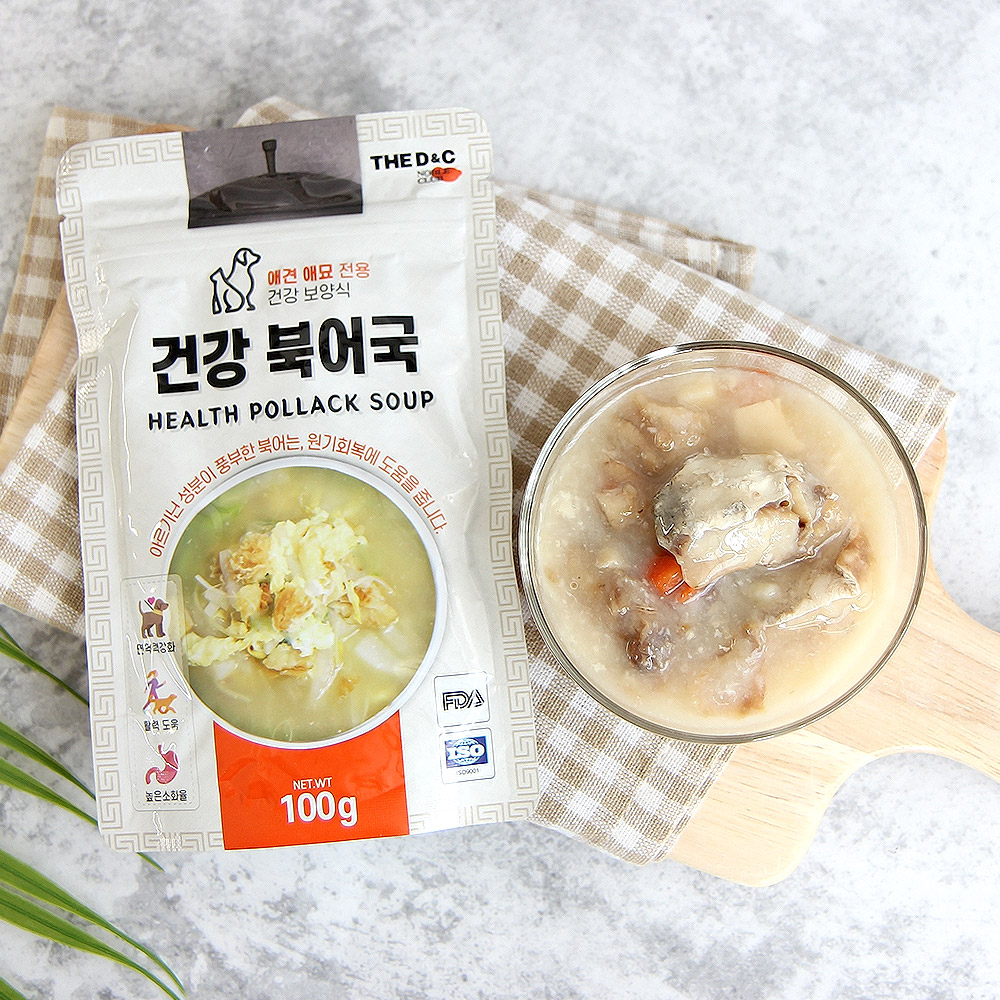 더독 강아지 건강 보양식 북어국, 100g, 1개 - 상세 이미지 2