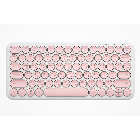 퓨전에프앤씨 아이노트 X-KEY 38BT (핑크) 블루투스 키보드