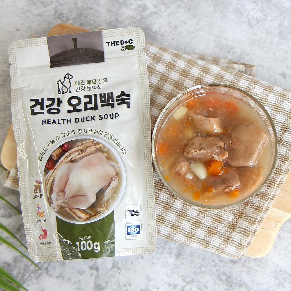 더독 강아지 건강 보양식 오리백숙, 100g, 1개 - 상세 이미지 2