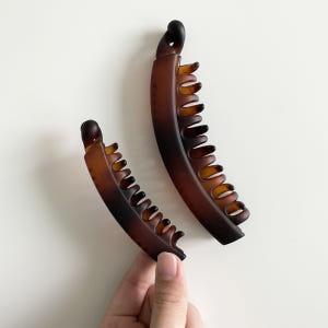 유광 무광 투명 심플 빗살 올림머리 많은숱 적은숱 바나나핀 헤어집게 솔직 후기 | 실사용자 리뷰 분석 - 상품 이미지 2