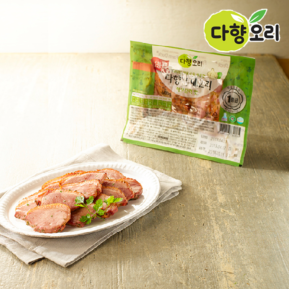 다향오리 허브갈릭 훈제 오리 슬라이스 400g 이미지 7