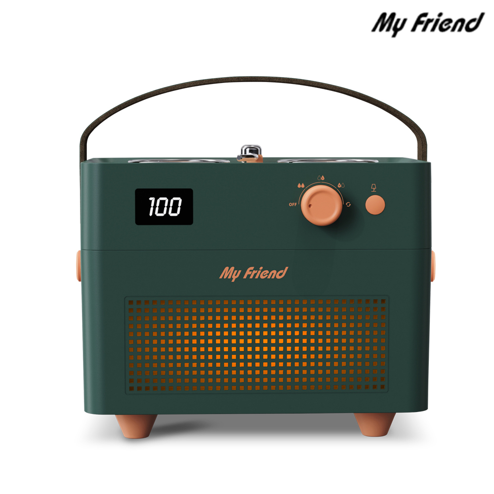 마이프랜드 레트로 듀얼 무선 초음파 가습기 MF-4021RH