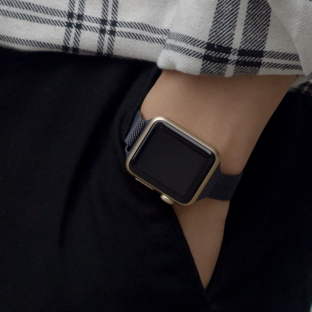 웨어플래닛 애플워치 슬림 라인 메탈 밀레니즈 루프 스테인리스 밴드 스트랩 시계 줄 10 울트라 호환 - 상세 이미지 2