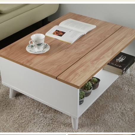 리프팅테이블 거실용 탁자 리프트 업 테이블 높은 소파 테이블