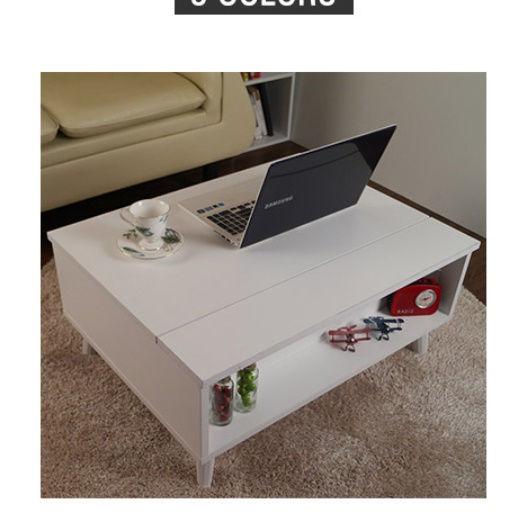 리프팅테이블 거실용 탁자 리프트 업 테이블 높은 소파 테이블