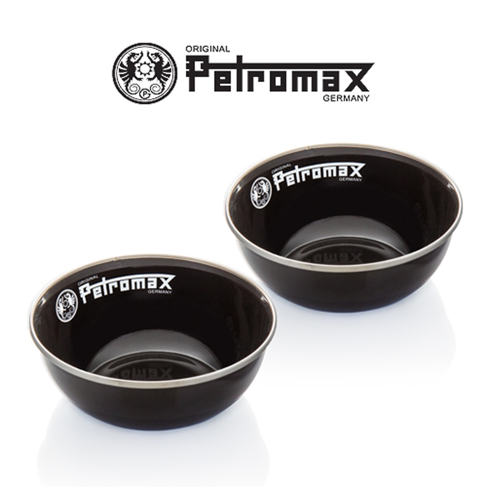 페트로막스 에나멜 보울 캠핑용 그릇(2개입/블랙/PM-PX-BOWL-S) 파커스인터내셔널 정식 - 상품 이미지