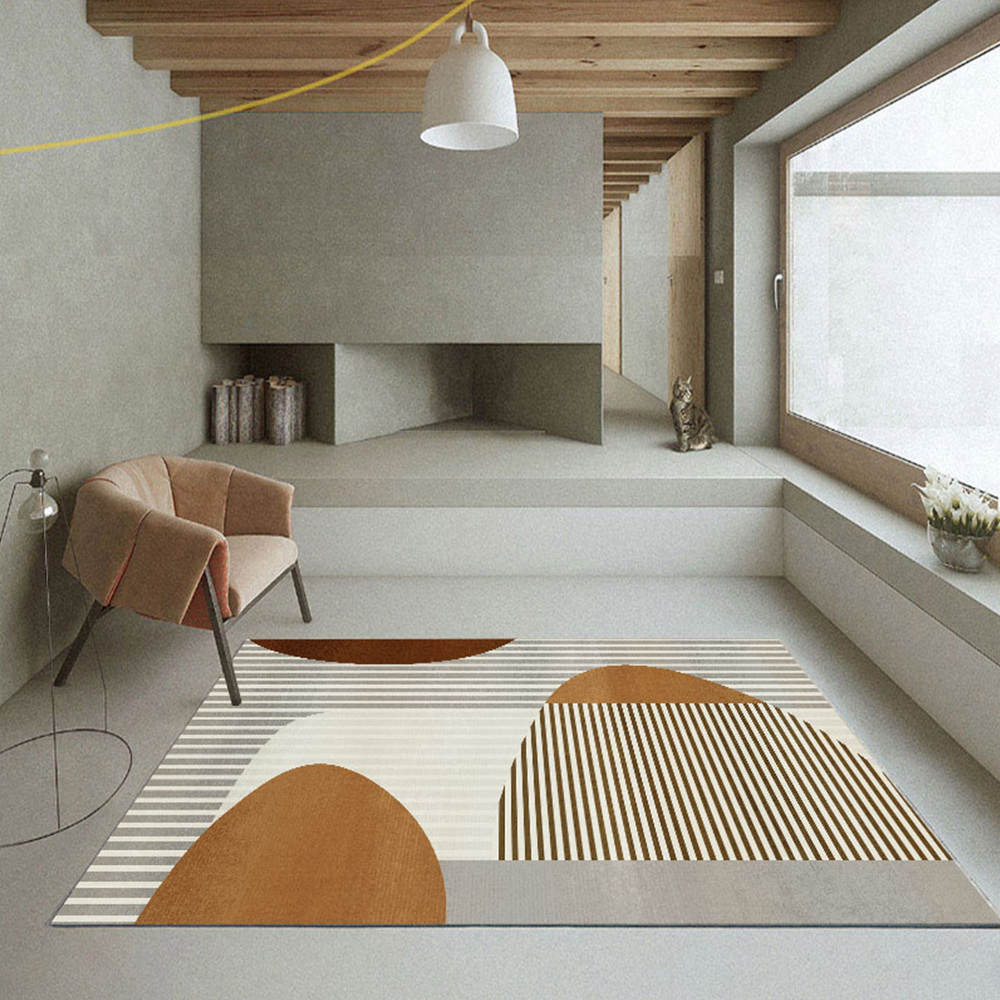 모던 엔틱 디자인 아이 방 러그 단모 대형 카페트 홈 인테리어 거실 침실 매트 카펫