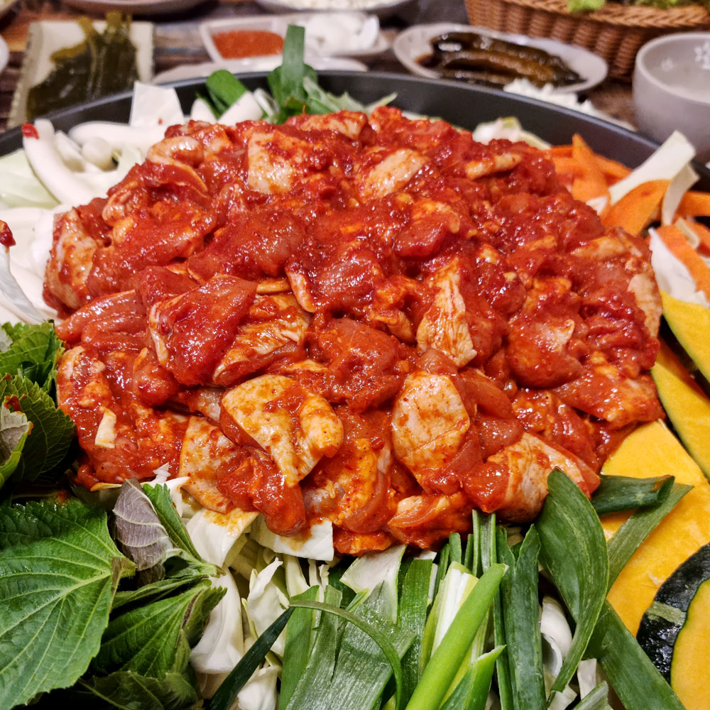 춘천닭갈비 철판닭갈비 밀키트추천 캠핑음식 남이섬꼬꼬