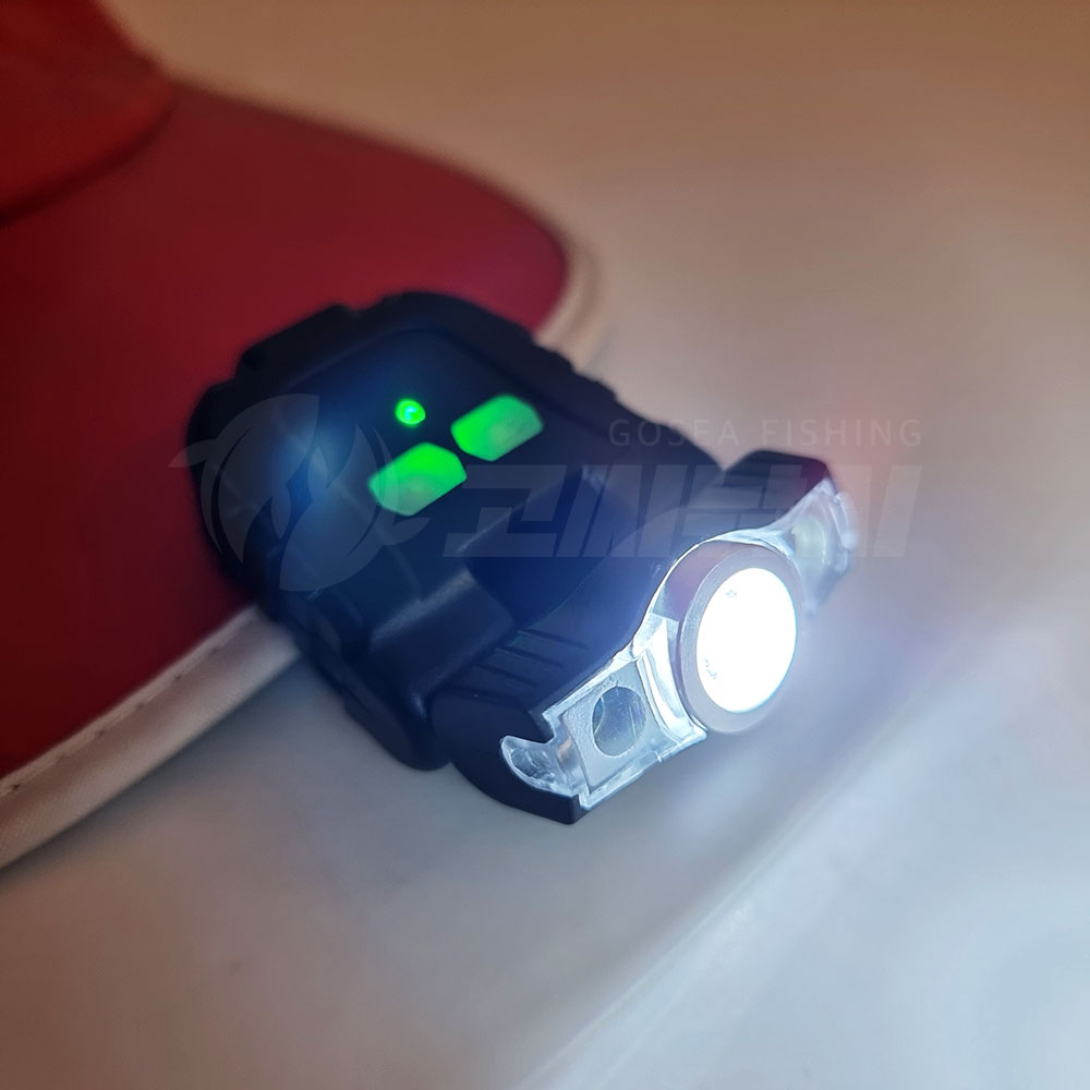 고씨낚시 모션센서 모자랜턴 낚시 헤드랜턴 USB 충전식 캡라이트 후레쉬