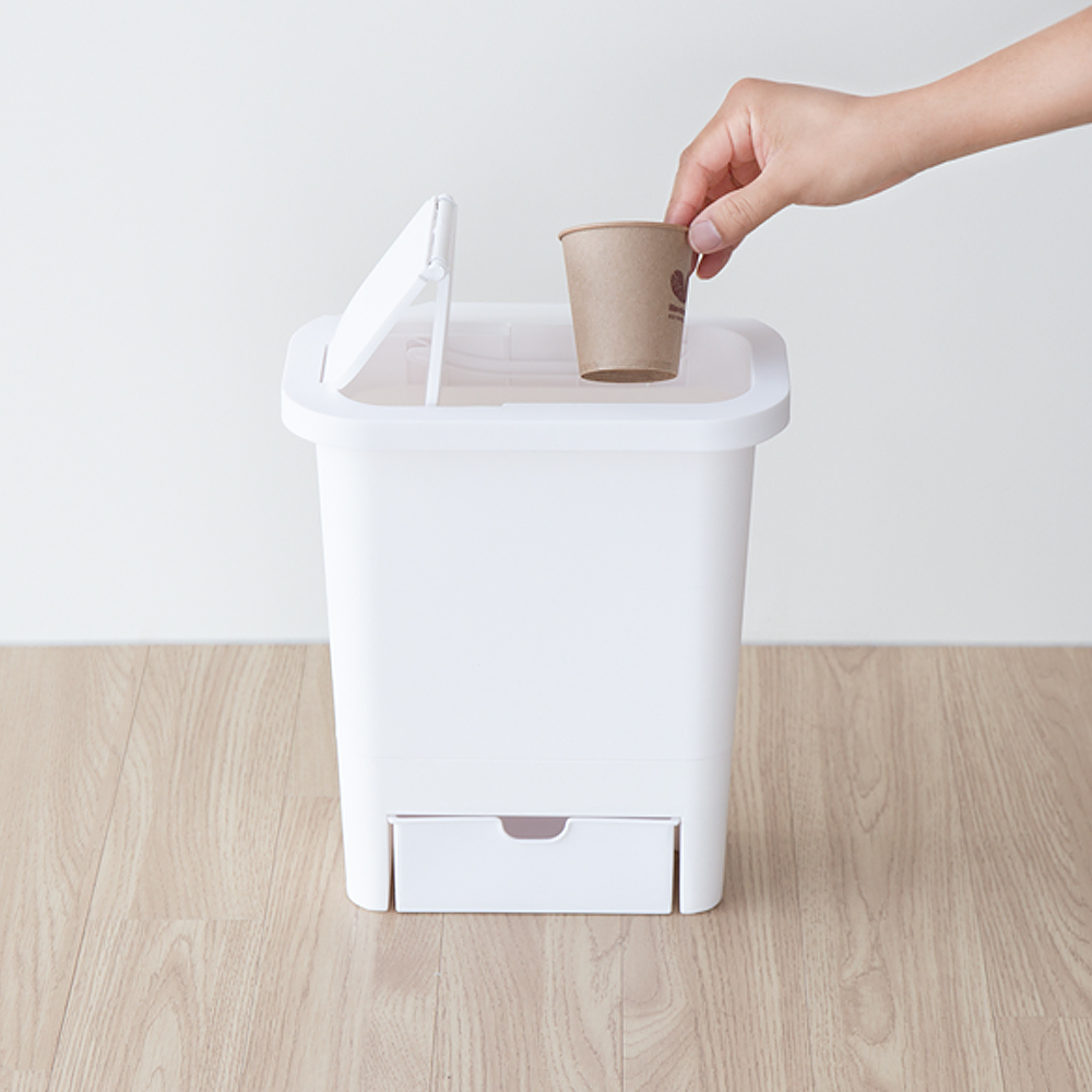 할메이드 싱크대 음식물 쓰레기통 화장실 욕실 주방 걸이형 미니 휴지통