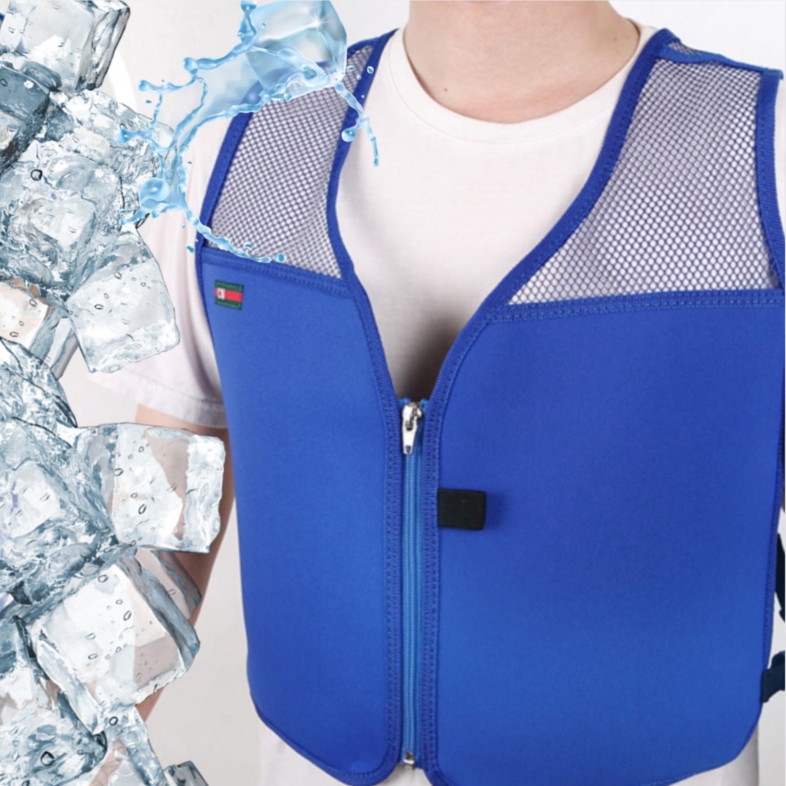 쿨 얼음 조끼 냉방조끼 냉동조끼 냉감 에어컨 통풍 어름 냉장고 냉매 아이스 등산용 여름용