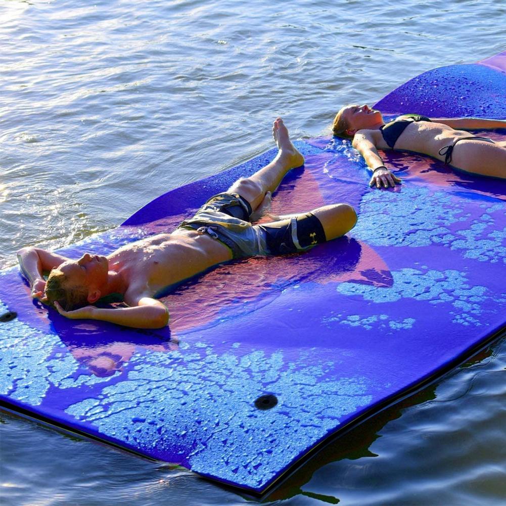 모터빌라 워터 패드 플로팅 매트 물놀이 수영장 해변 수영 xpe폼 튜브 해먹 CE-002