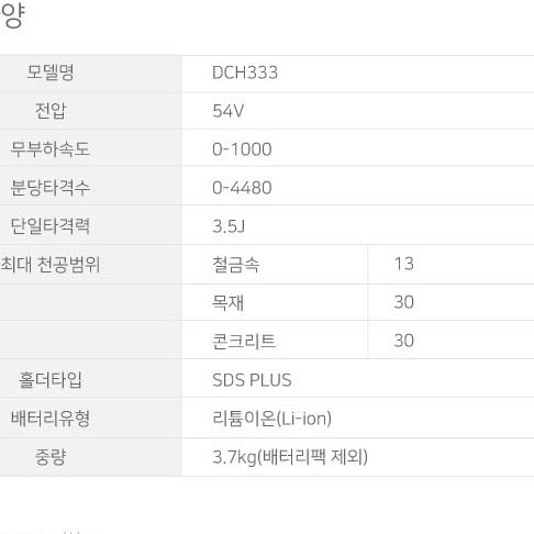 54V 3Ah 무선햄머드릴 세트 소형전동드릴 충전용 함마 드릴 충전식 임팩트 브러쉬리스 이미지 7