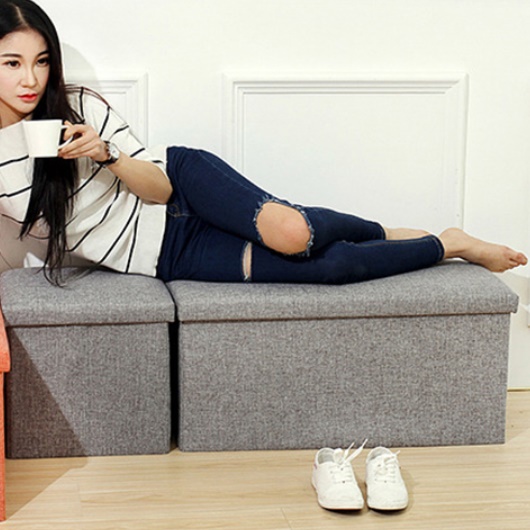 장난감 수납 정리 스툴 작은 스툴 등받이없는의자 직 사각 스툴 2인용 촬영 전시 파우더룸