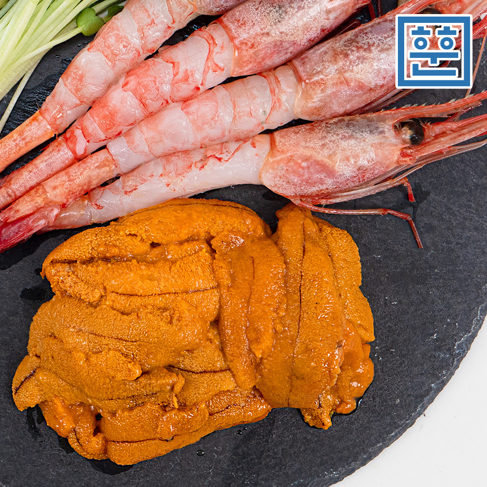 우니 성게알 특품 훈훈수산 홈마카세 보라성게