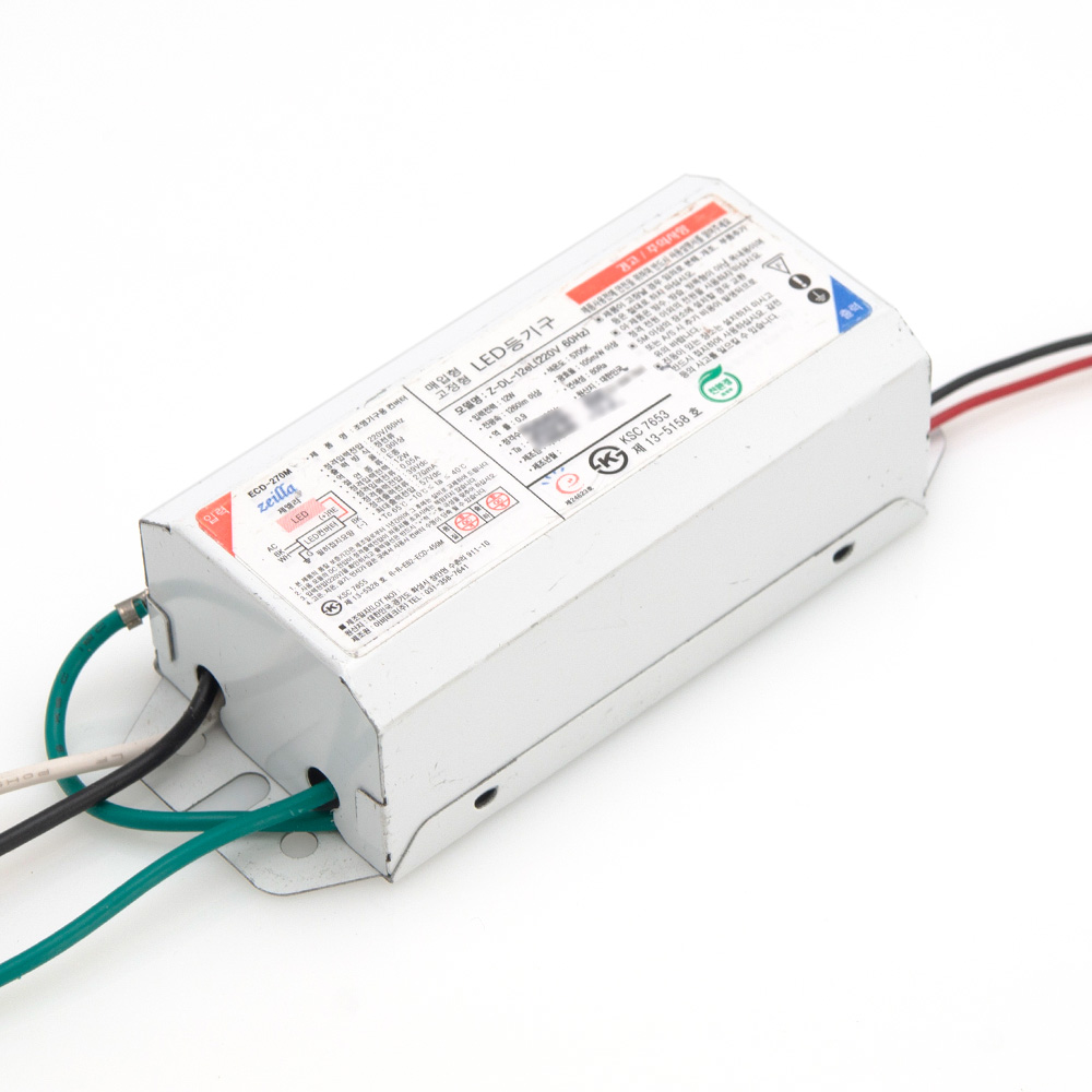 이비테크 안정기 LED 39V12W ECD-270M 조명기구용컨버터 LED컨버터 - 상품 이미지