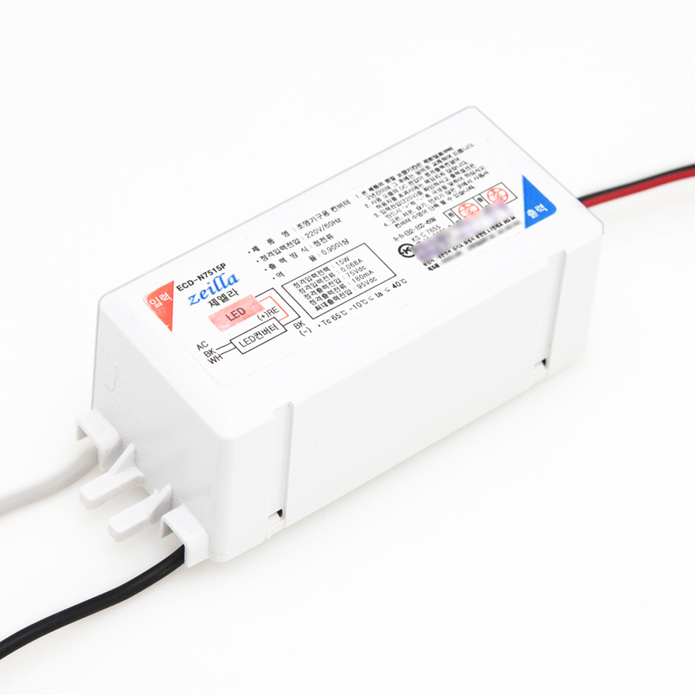 이비테크 안정기 LED 75V15W ECD-N7515P 조명기구용컨버터 LED컨버터 - 상품 이미지