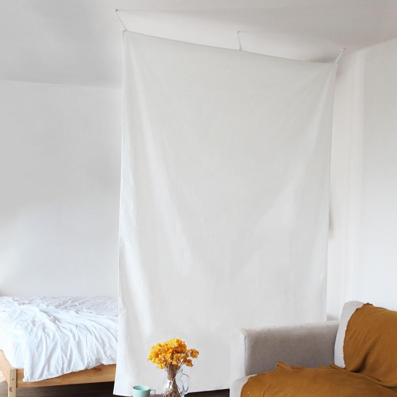 가정용 파티션 침실파티션 얇은 아이방 가벽 간이벽 래핑칸막이 매장 미용실 드레스룸