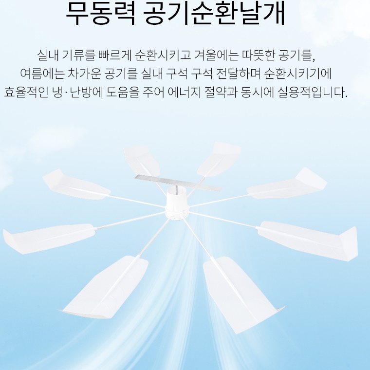 천장형 천장 에어컨 바람 개비 천정형 에어컨 프로펠러  이미지 7