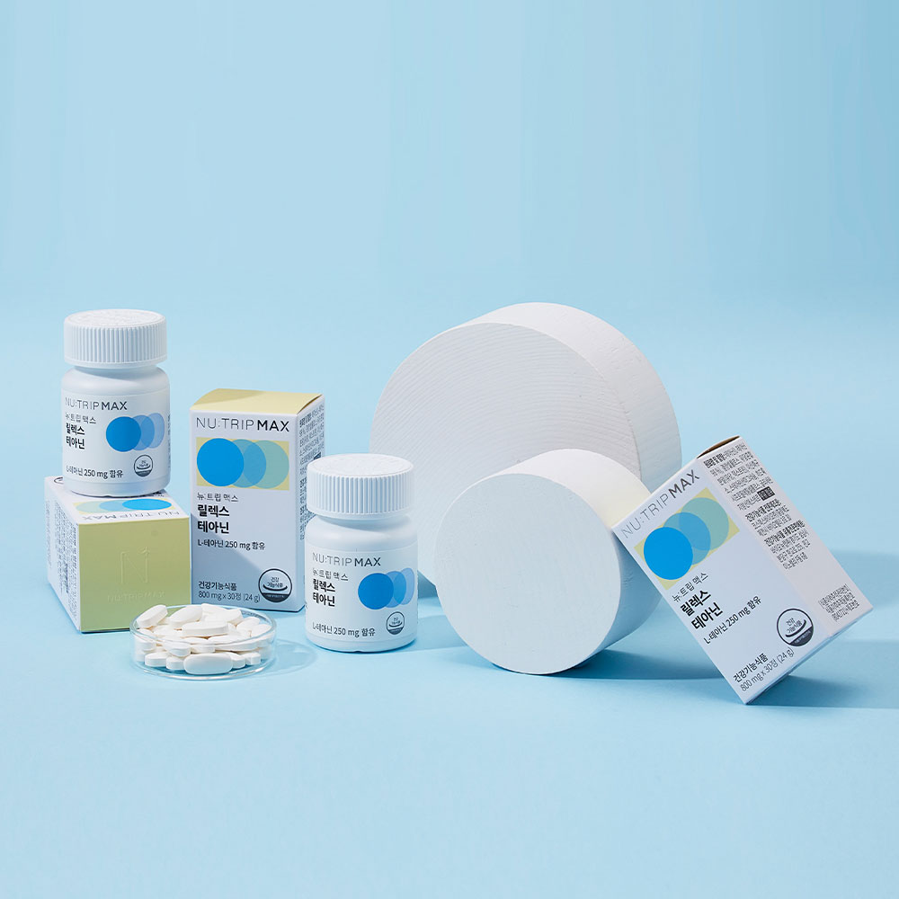 뉴트립 스트레스 긴장완화 릴렉스 L 테아닌 800mg 30정, 3개 - 상세 이미지 5