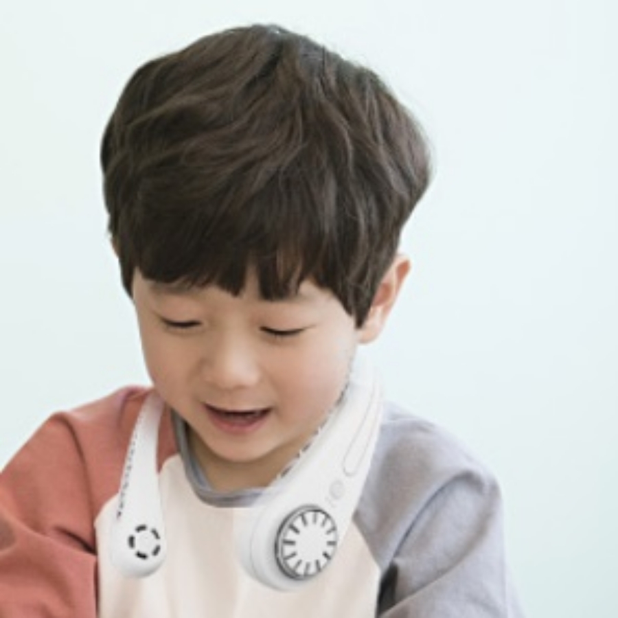 어깨 가벼운 넥밴드 선풍기 어린이 넥밴드선풍기 넥에어컨 - 상세 이미지 2