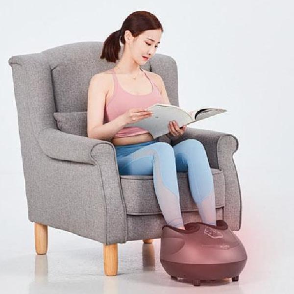 온열 발 마사지기구 다리 마사지기 발바닥 마사지기계 온열 공기압 에어 롤링 지압 종아리