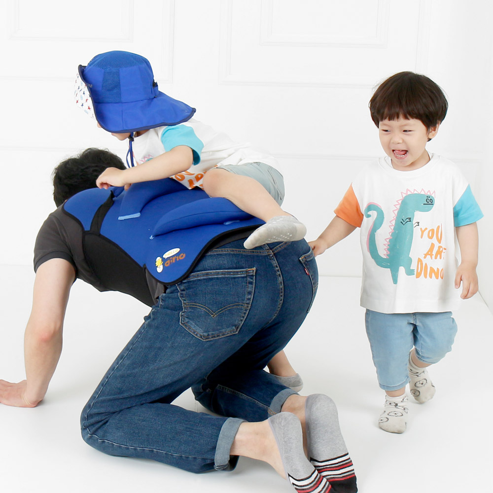 헬로디노 흔들말 파파홀스 놀이 쿠션 아빠와 말타기 집콕놀이 유아장난감 - 상세 이미지 4