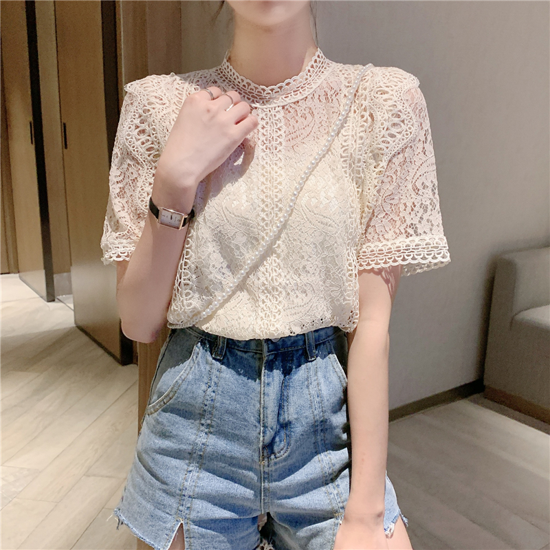출근블라우스 데일리패션 여성블라우스 레이스블라우스 자수블라우스