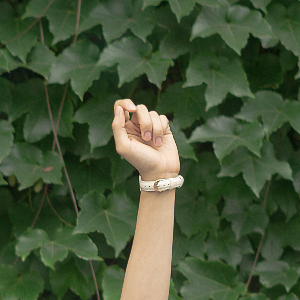 웨어플래닛 애플워치 슬림 라인 가죽 오일 애나멜 레더 밴드 스트랩 시계 줄 10 울트라 호환 - 상세 이미지 4