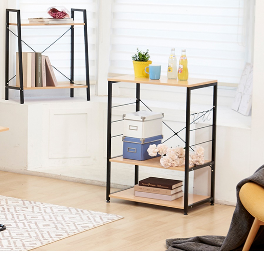 오븐 렉 랙 주방선반장 광파오븐장 식기세척기장 가스렌지대 낮은 철제 렌지대 수납 선반