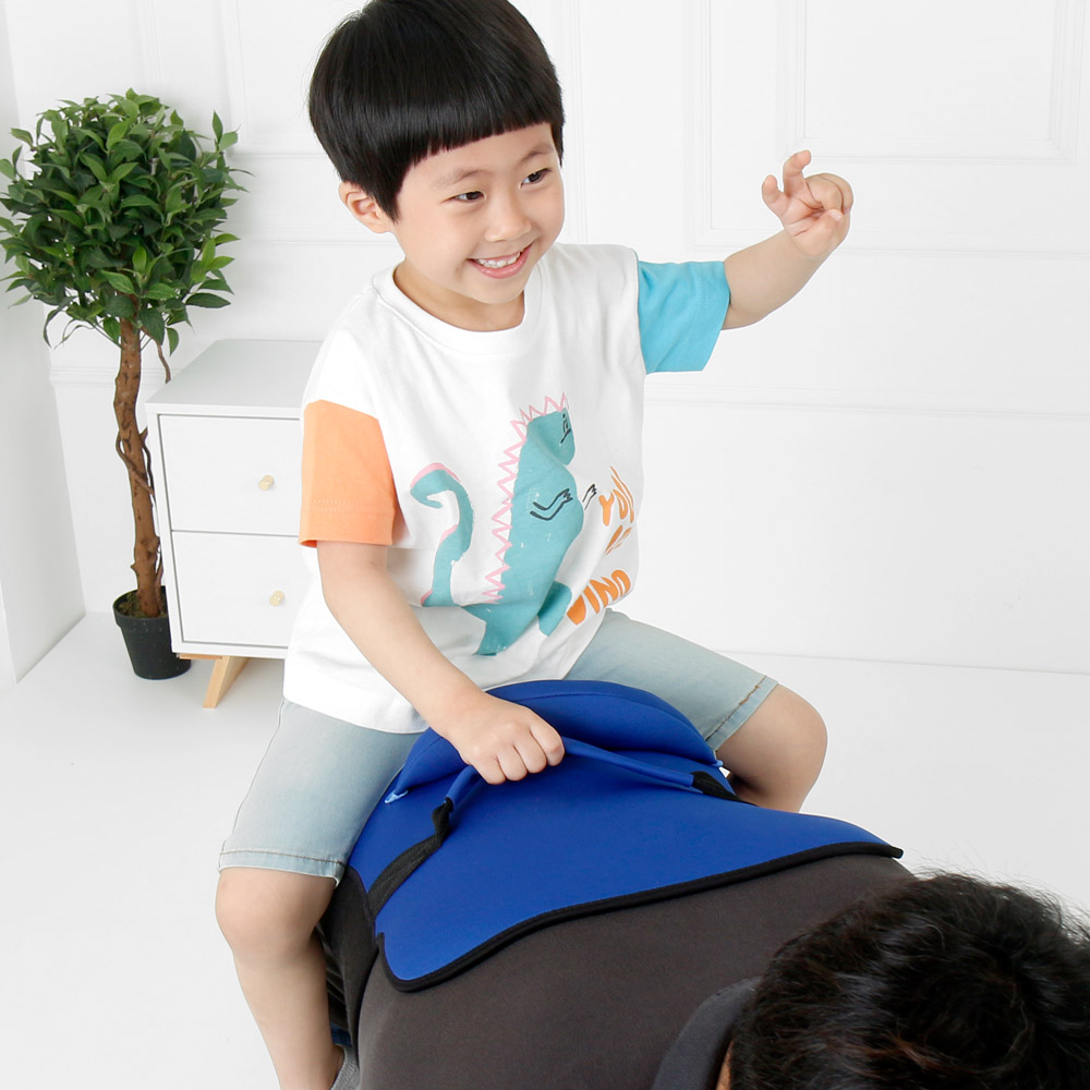 헬로디노 흔들말 파파홀스 놀이 쿠션 아빠와 말타기 집콕놀이 유아장난감 - 상세 이미지 5