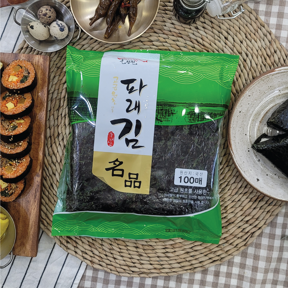 파래김 100매 220g - 상품 이미지