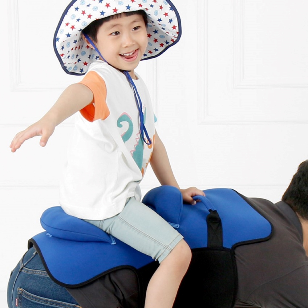 헬로디노 흔들말 파파홀스 놀이 쿠션 아빠와 말타기 집콕놀이 유아장난감 - 상품 이미지